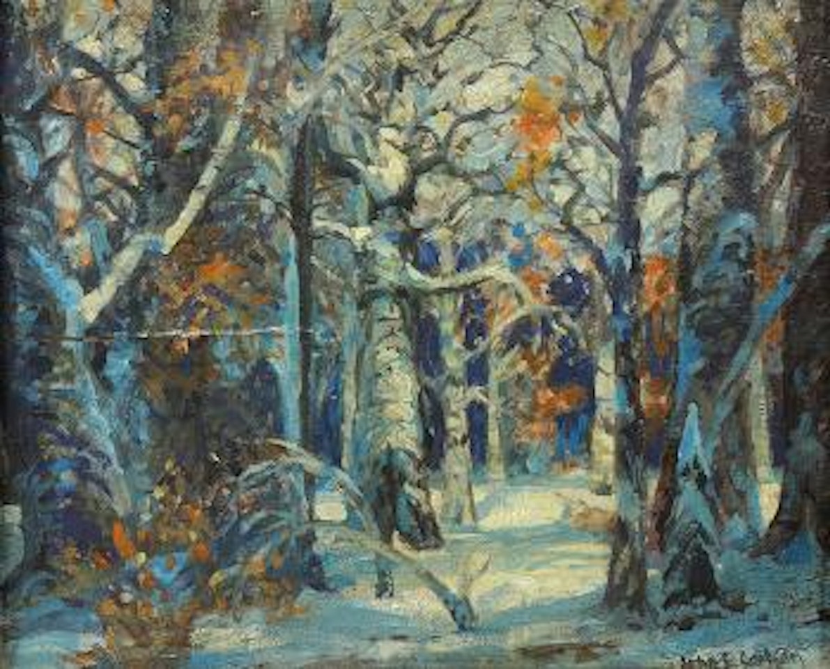 Winter forest by John Fabian Carlson