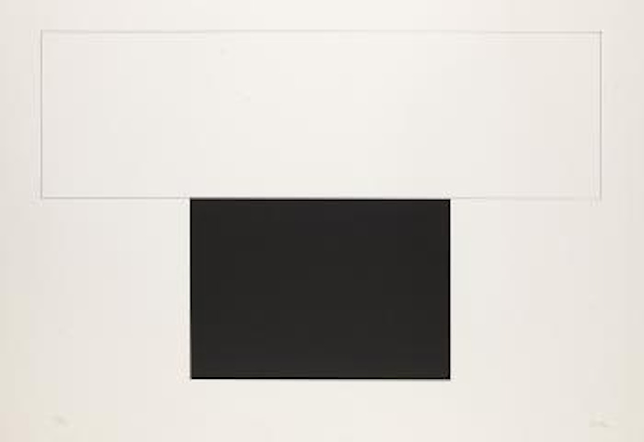 White Bar with Black by Ellsworth Kelly