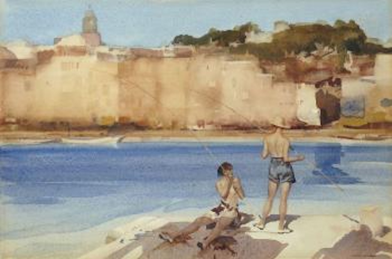 Salamanders, St-Tropez by William Russell Flint