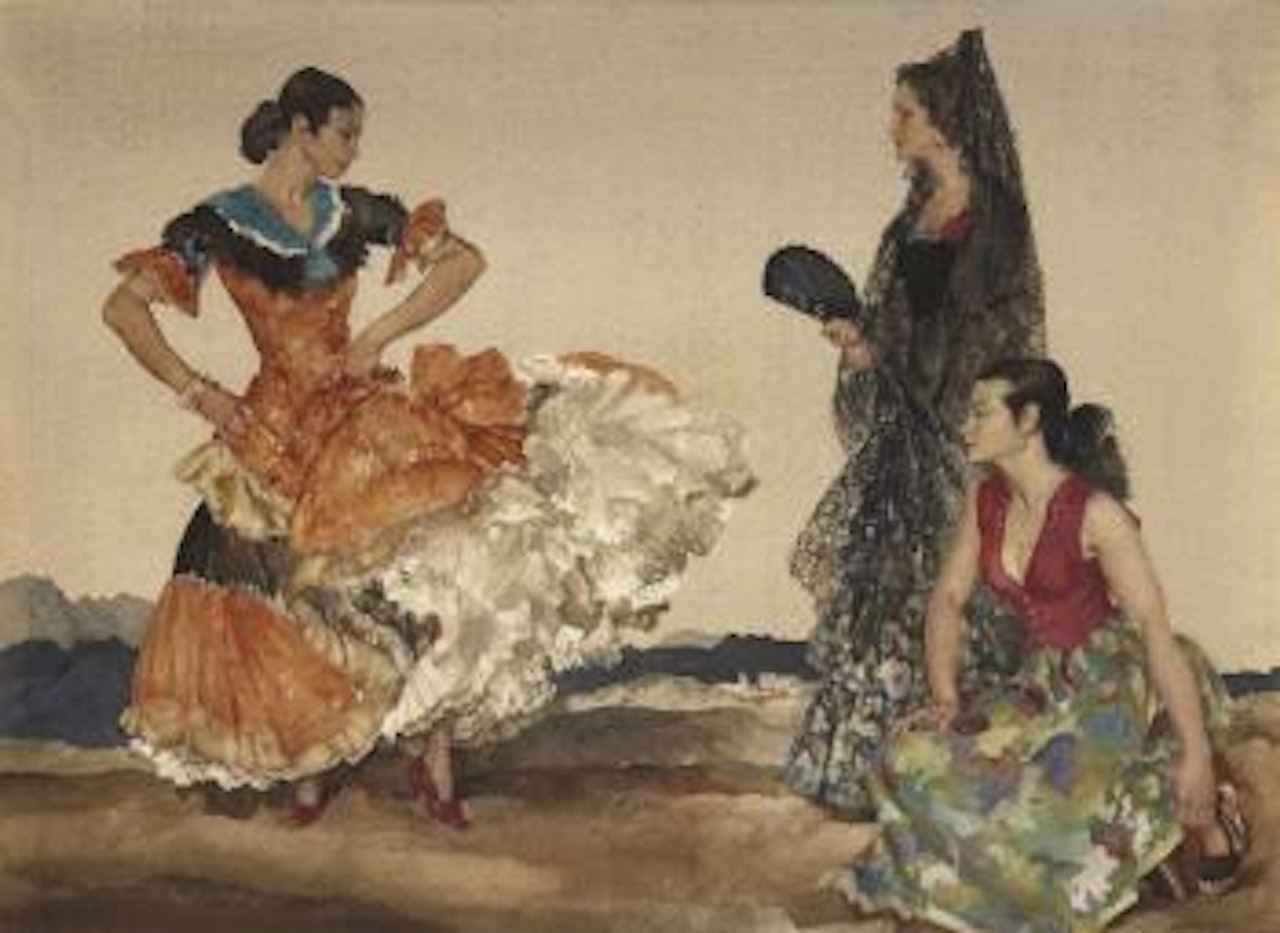 The dance of the thousand flounces by William Russell Flint