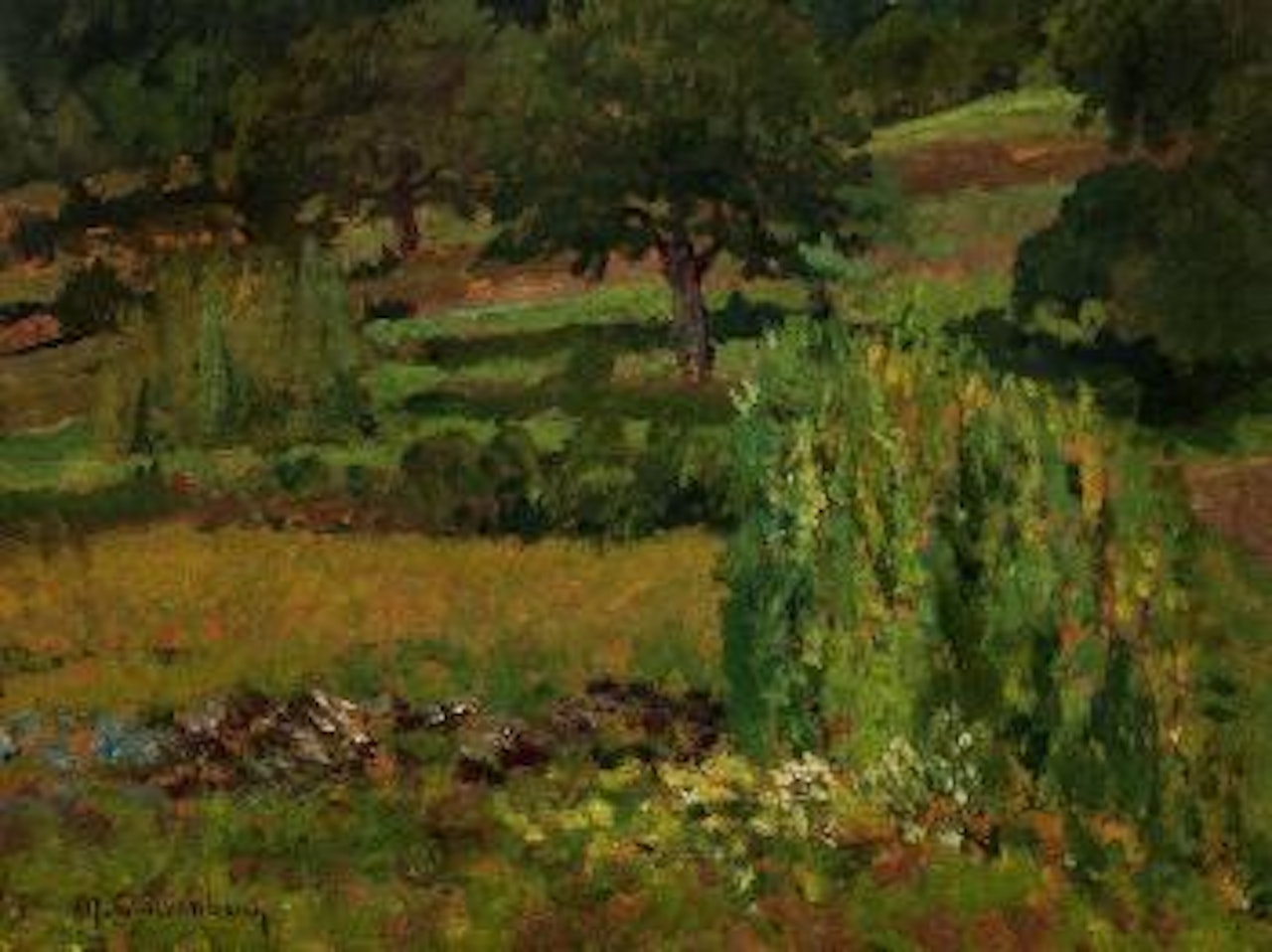 Flowering Meadow by Max Clarenbach