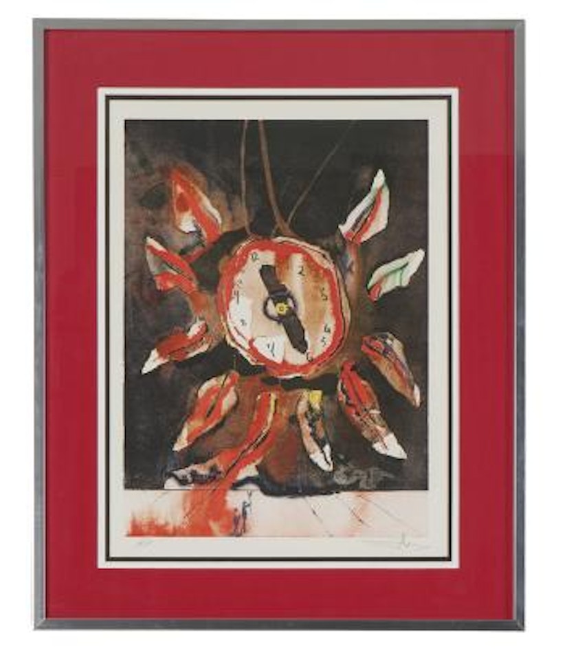 Flower watch by Salvador Dali
