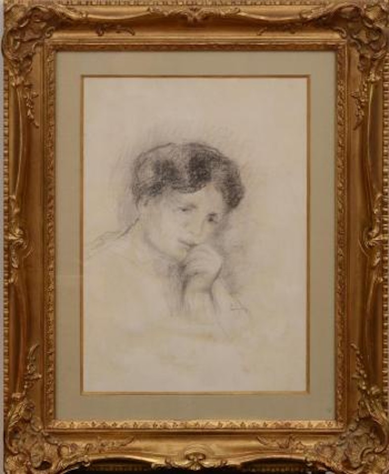 Portrait D' hélène Rivière by Pierre-Auguste Renoir