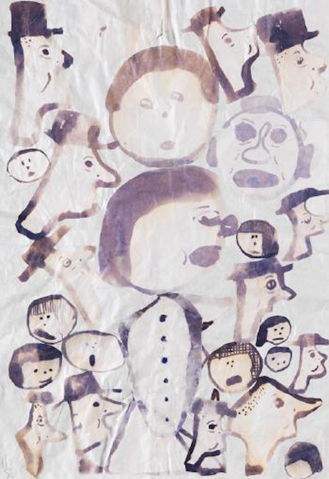 Crowd by Donald Baechler
