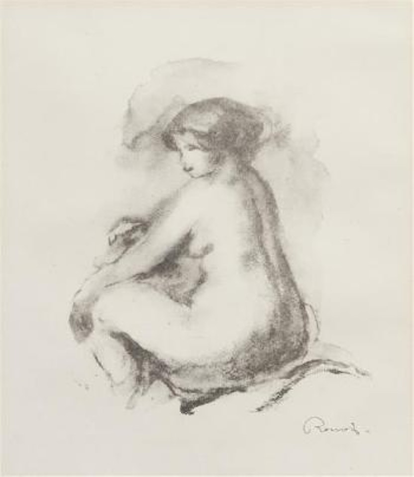 Etude de femme nue, assise by Pierre-Auguste Renoir