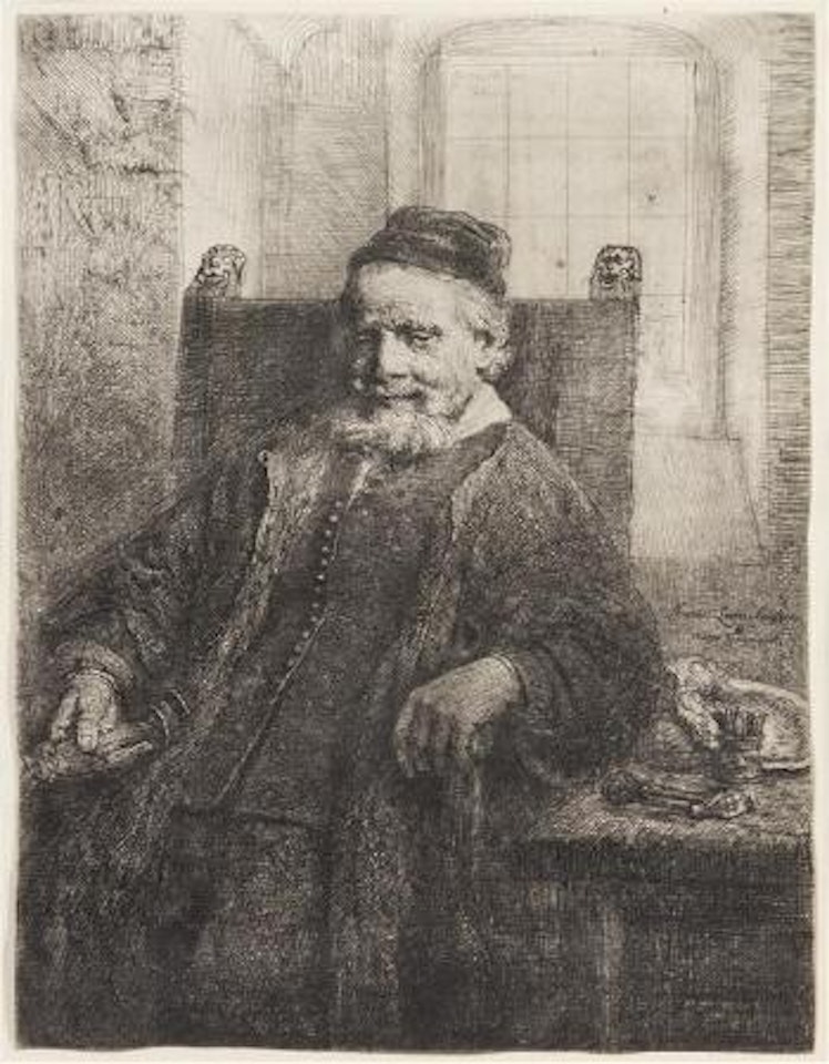 Jan Lutma, Goldsmith by Attributed to Rembrandt Harmensz van Rijn