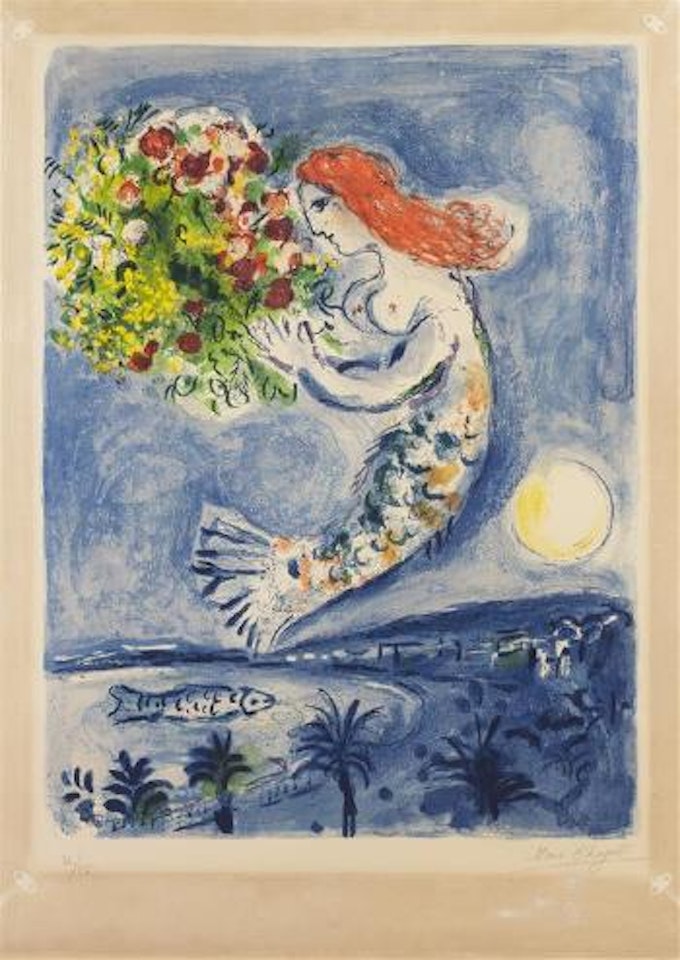 Bay of Angels by Marc Chagall