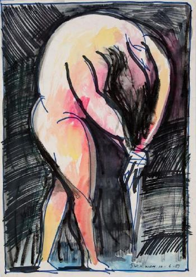 Male figure - ballet dancer by Charles Blackman