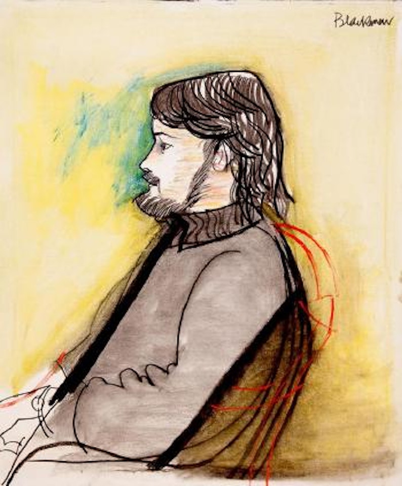 Male portrait by Charles Blackman