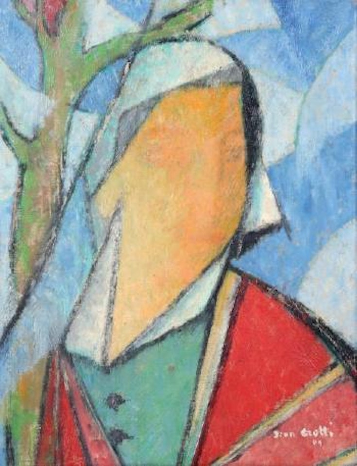 Tête de femme by Jean Crotti