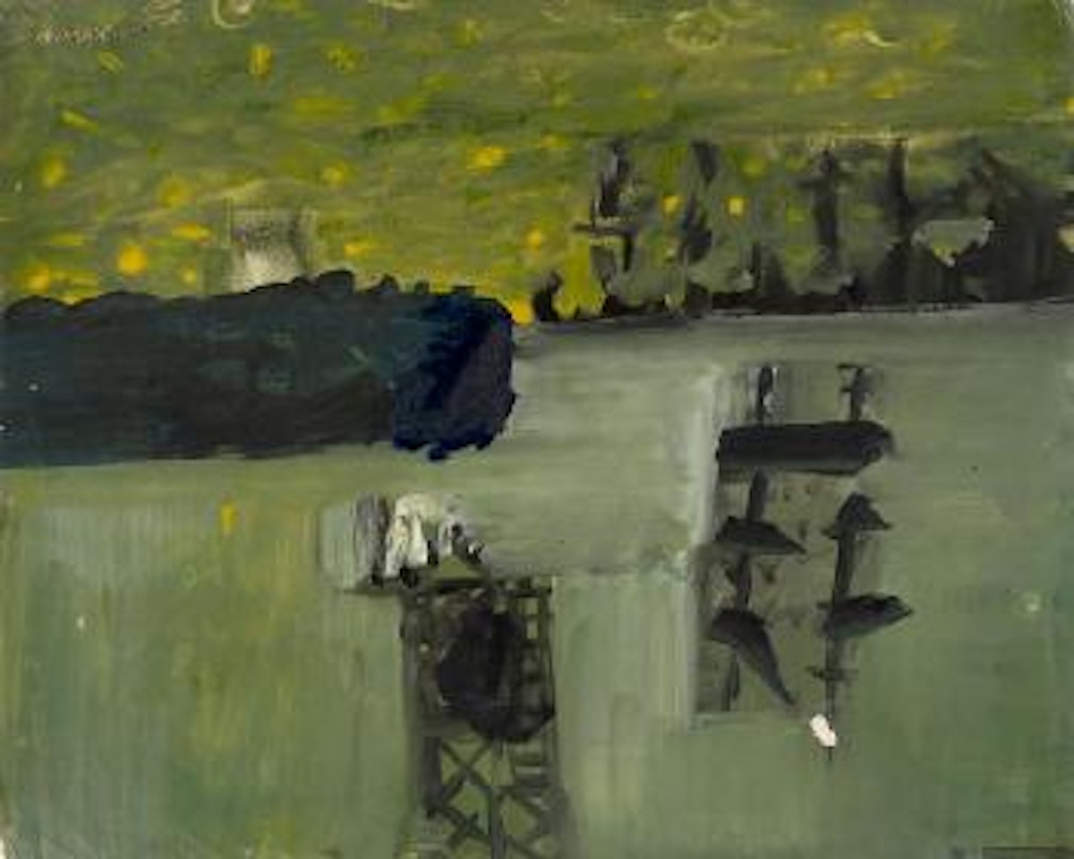 Harbour scene by Charles Blackman