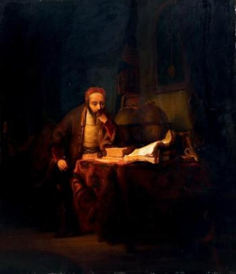 Le géographe dans son étude by Attributed to Rembrandt Harmensz van Rijn
