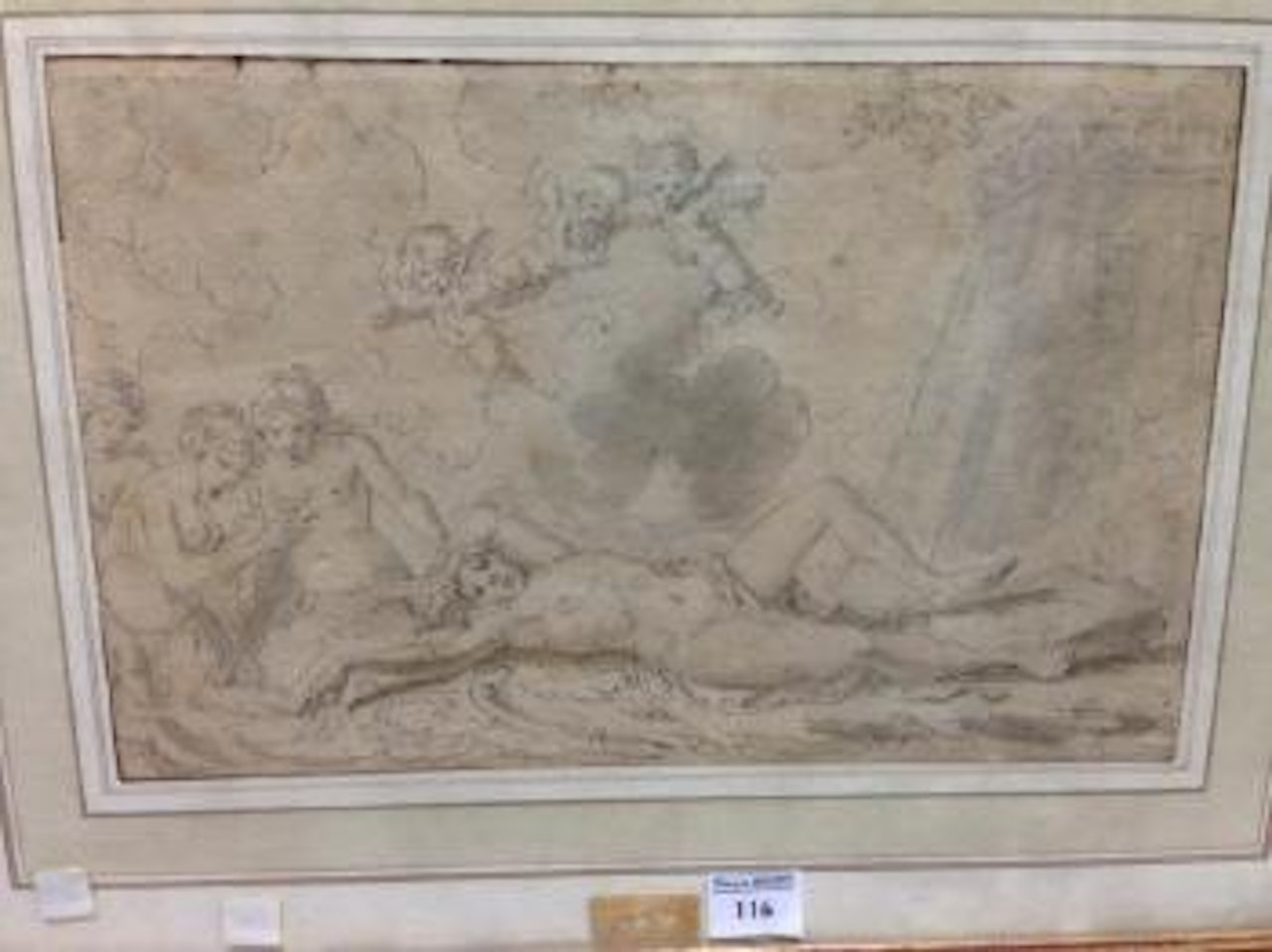 Apollon et les nymphes by Louis-Félix de la Rue