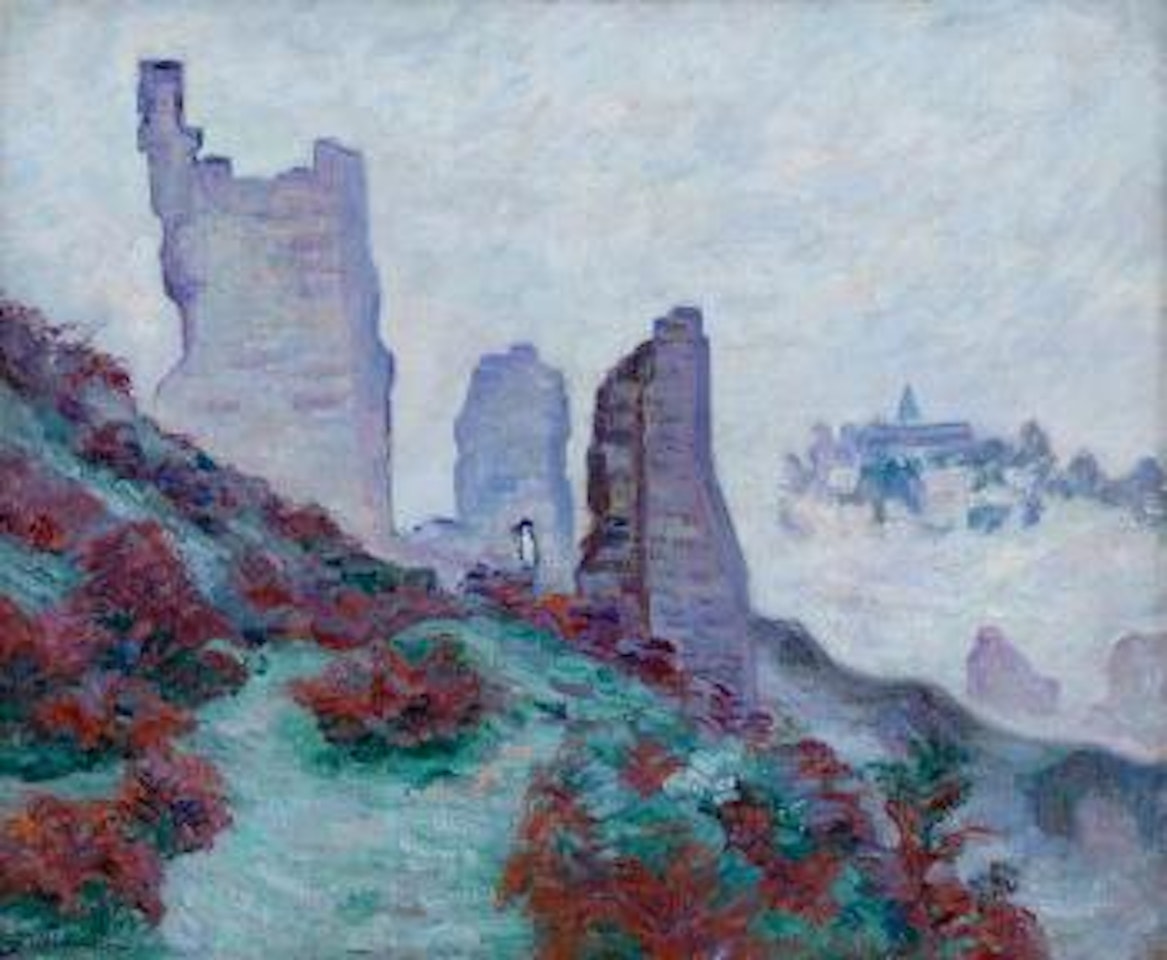 Les ruins de Chateau de Crozant by Armand Guillaumin