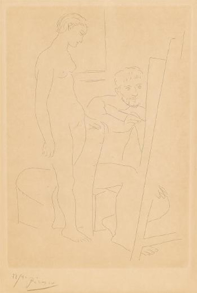 Le modèle nu by Pablo Picasso