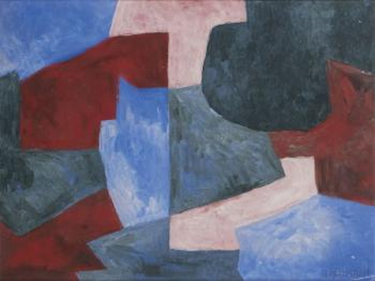 Composition bleue by Serge Poliakoff
