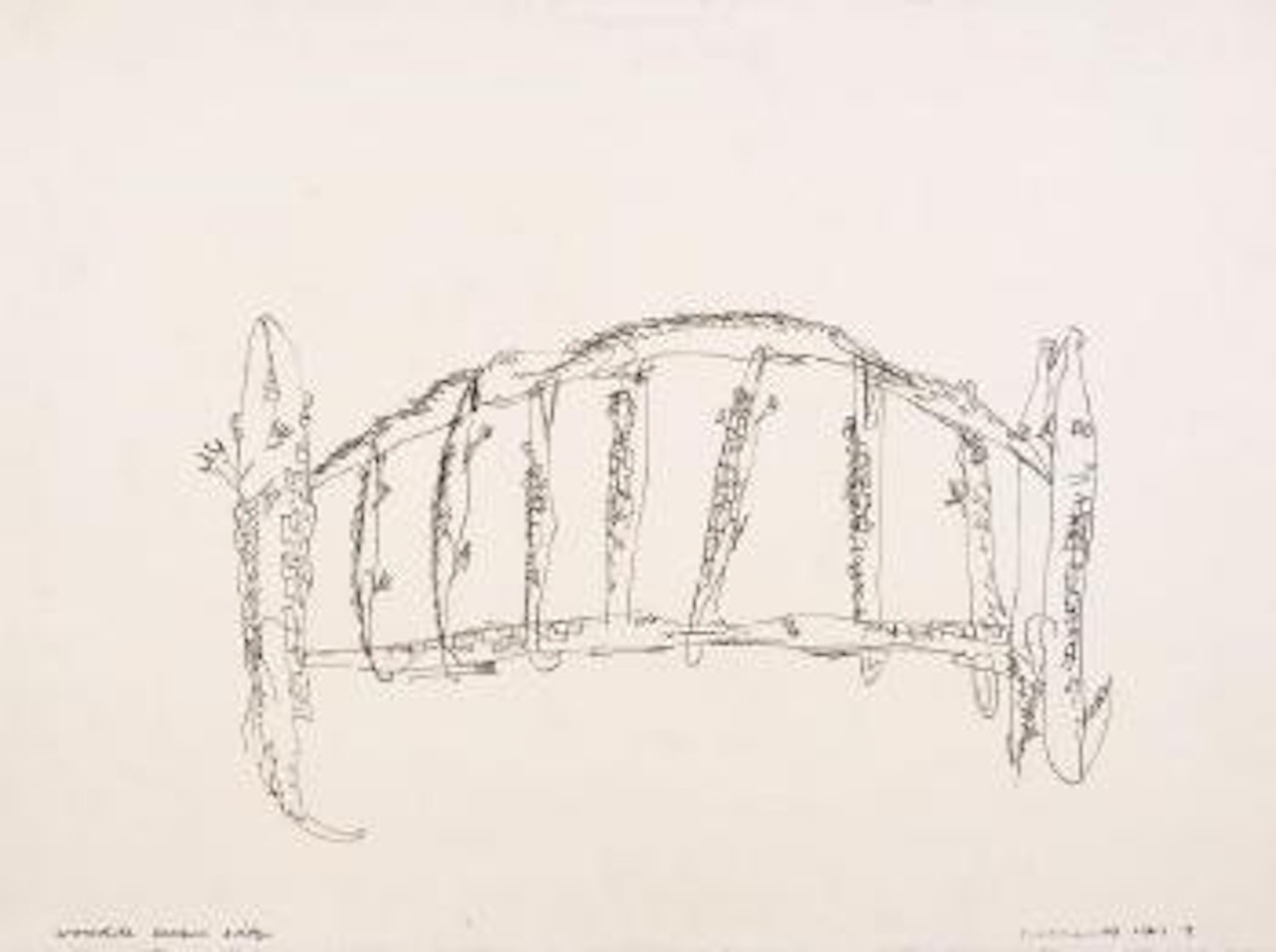 Crocodile Harbour bridge by Charles Blackman
