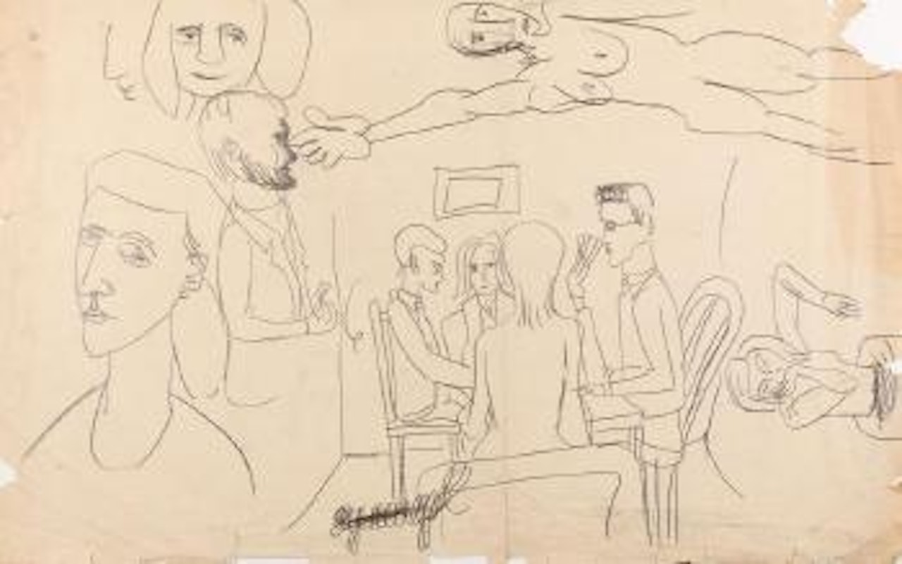 The card game by Charles Blackman