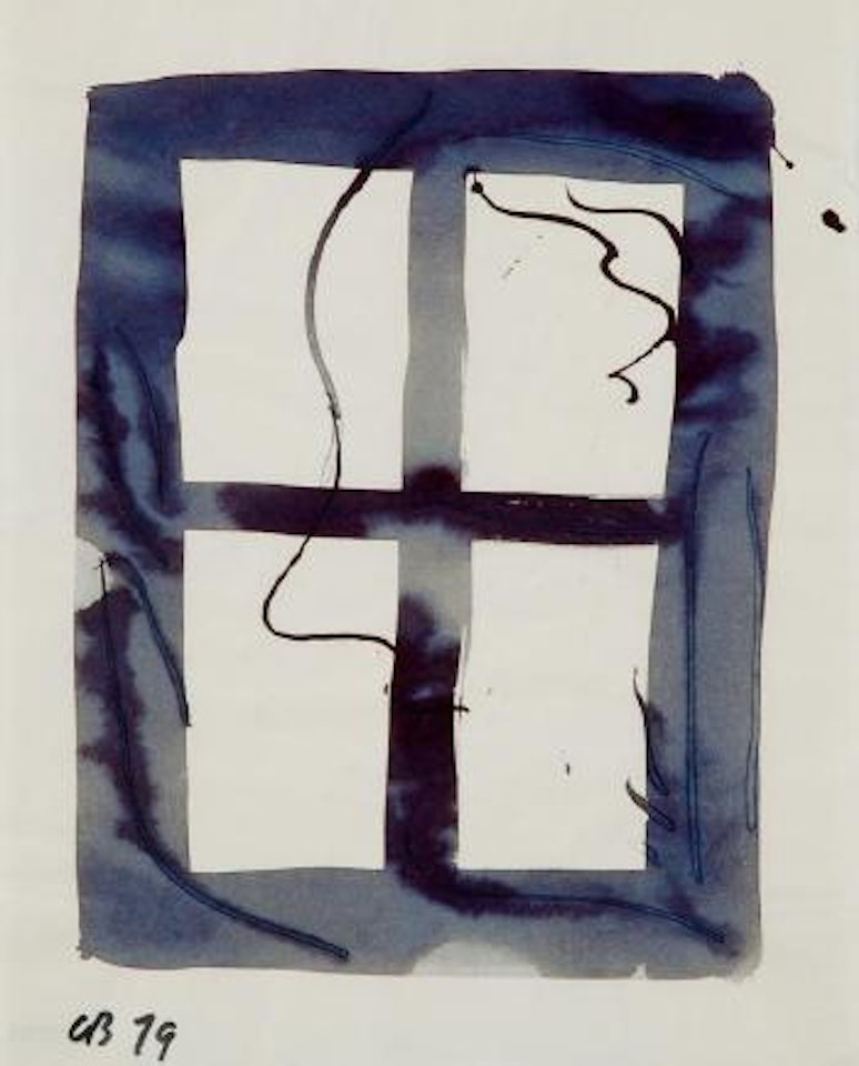 Face at the window by Charles Blackman