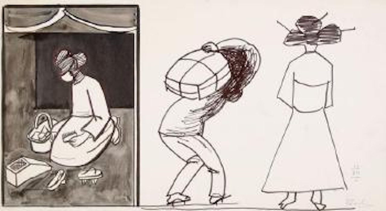 Japanese chroes by Charles Blackman