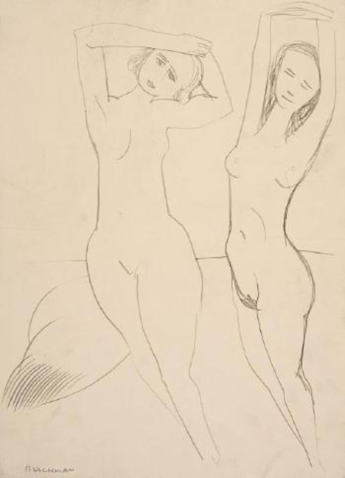 Nude studies by Charles Blackman