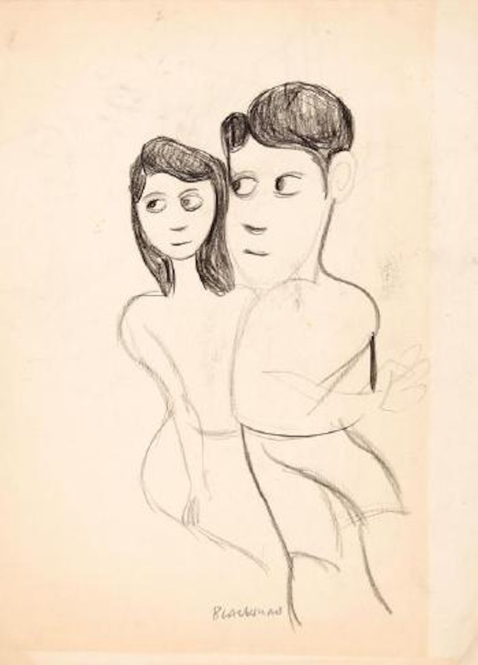 Boy and girl by Charles Blackman