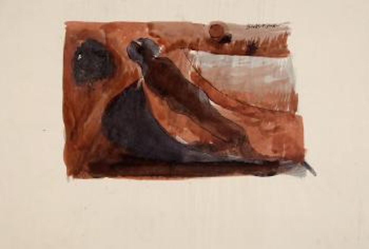 Lovers in the night by Charles Blackman