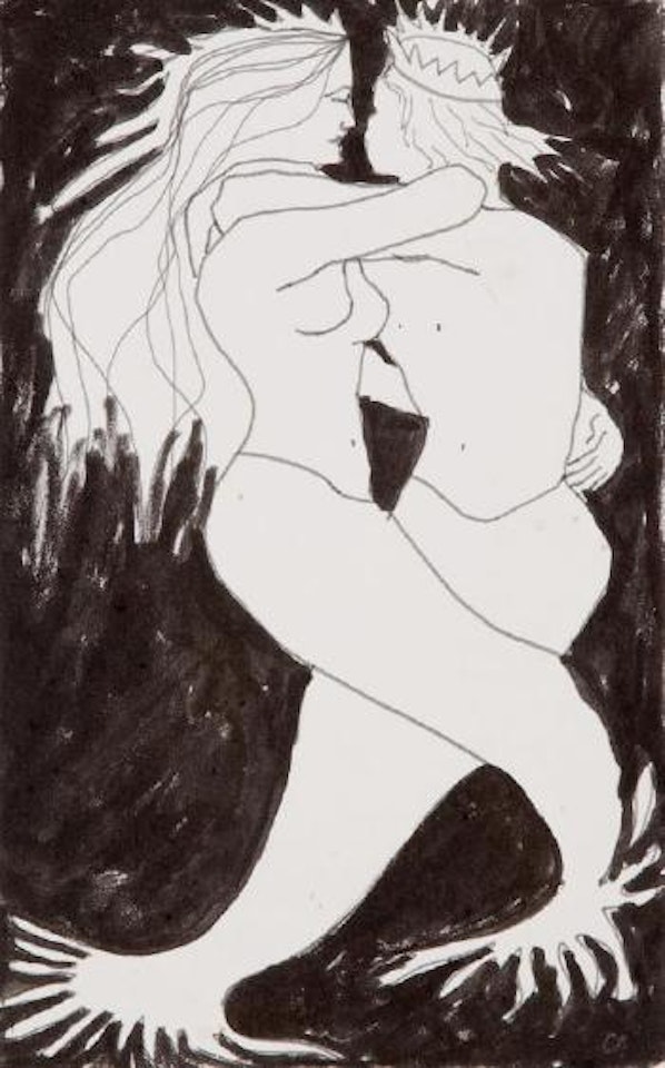 The mermaid and the merman by Charles Blackman