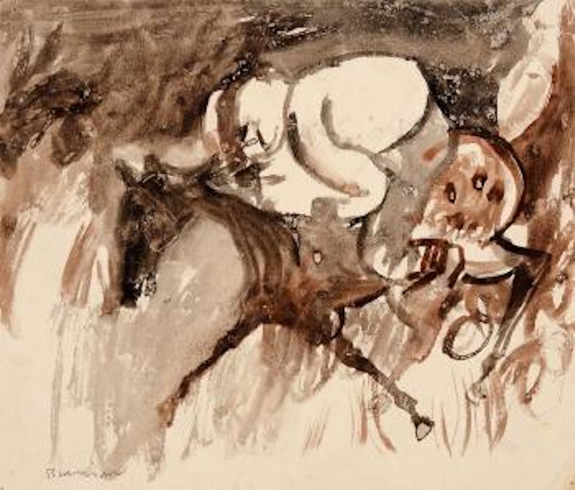 Horse and rider by Charles Blackman