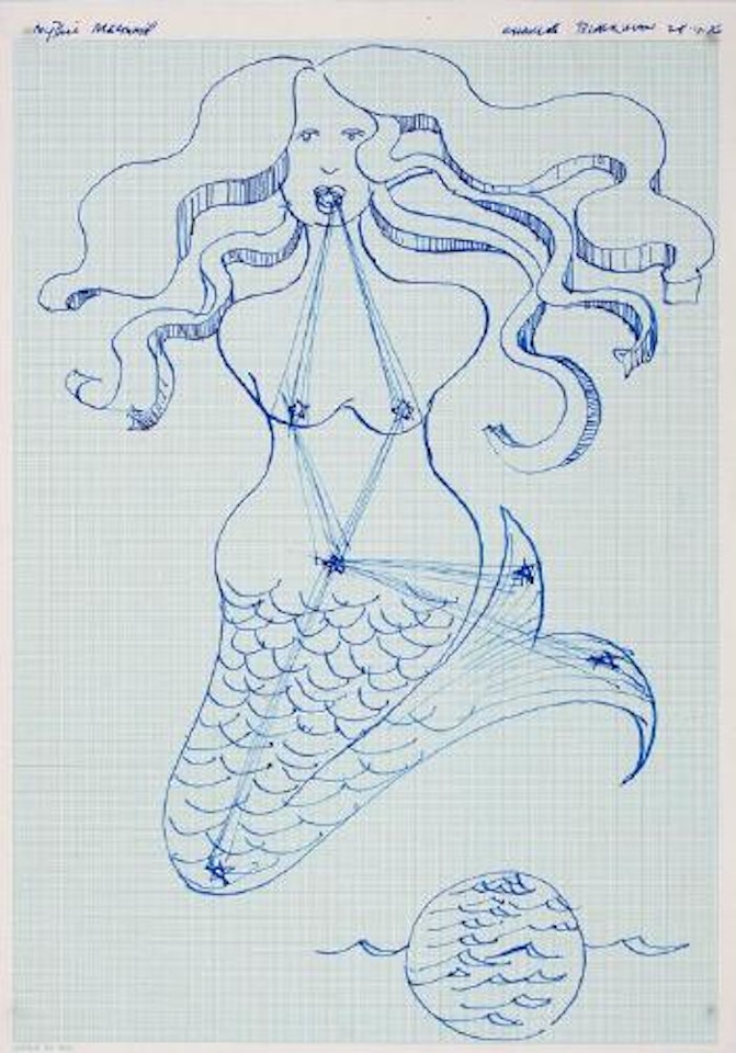 Mythic mermaid by Charles Blackman