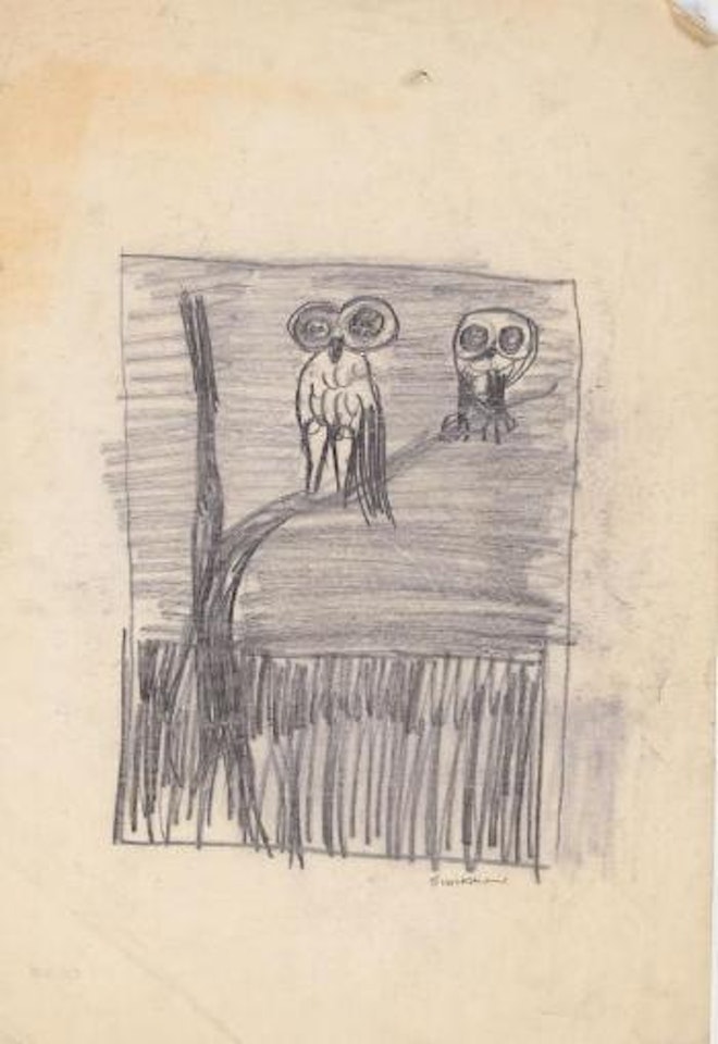 Owls by Charles Blackman