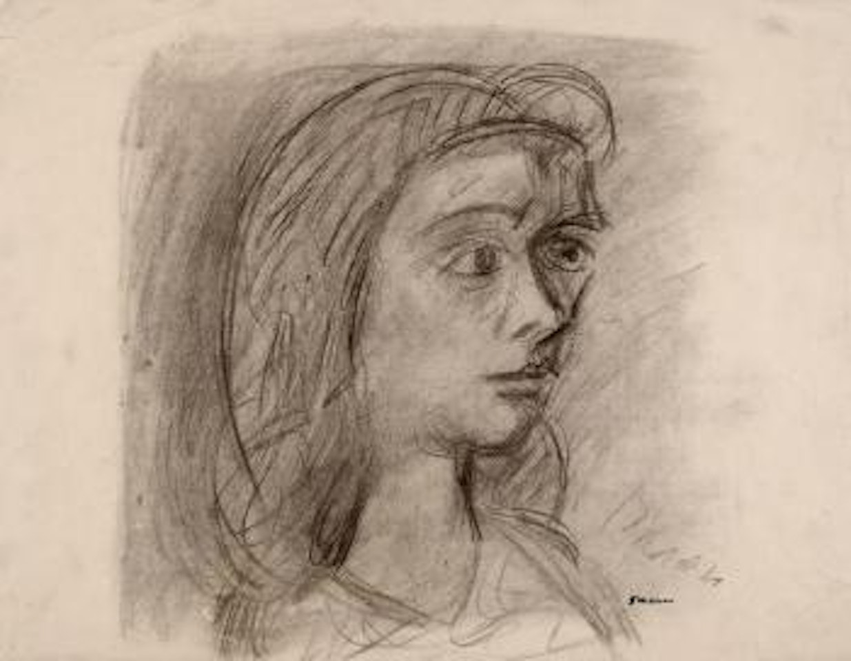 Portrait and head study by Charles Blackman