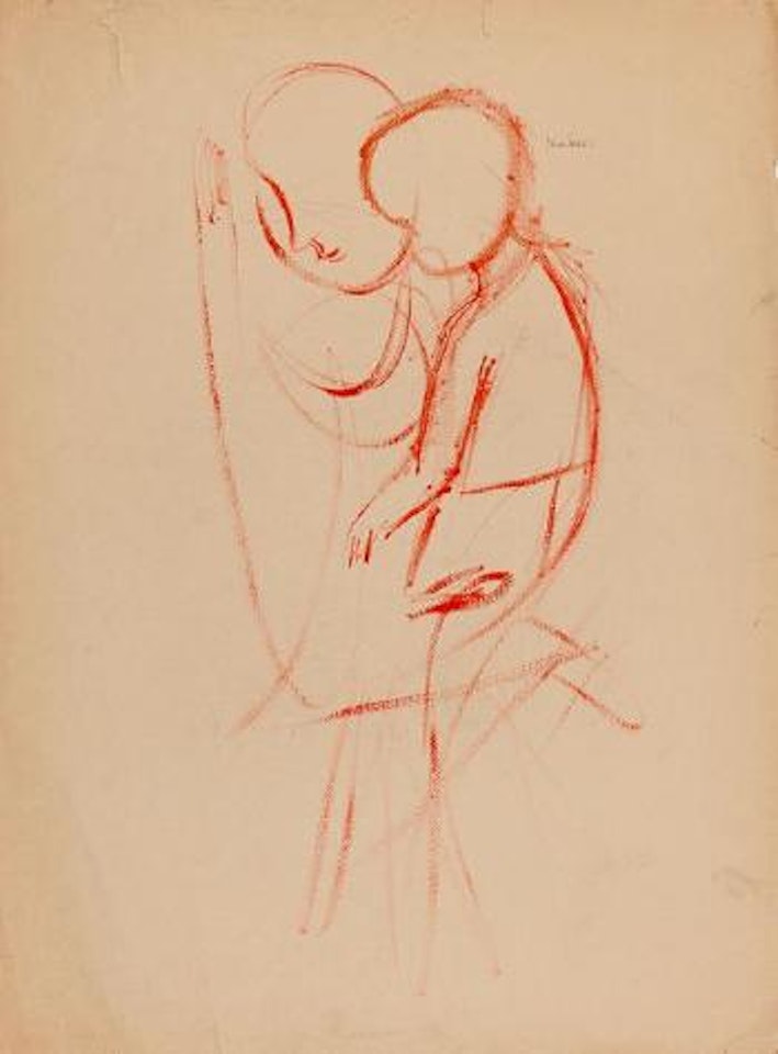 Mother and child by Charles Blackman
