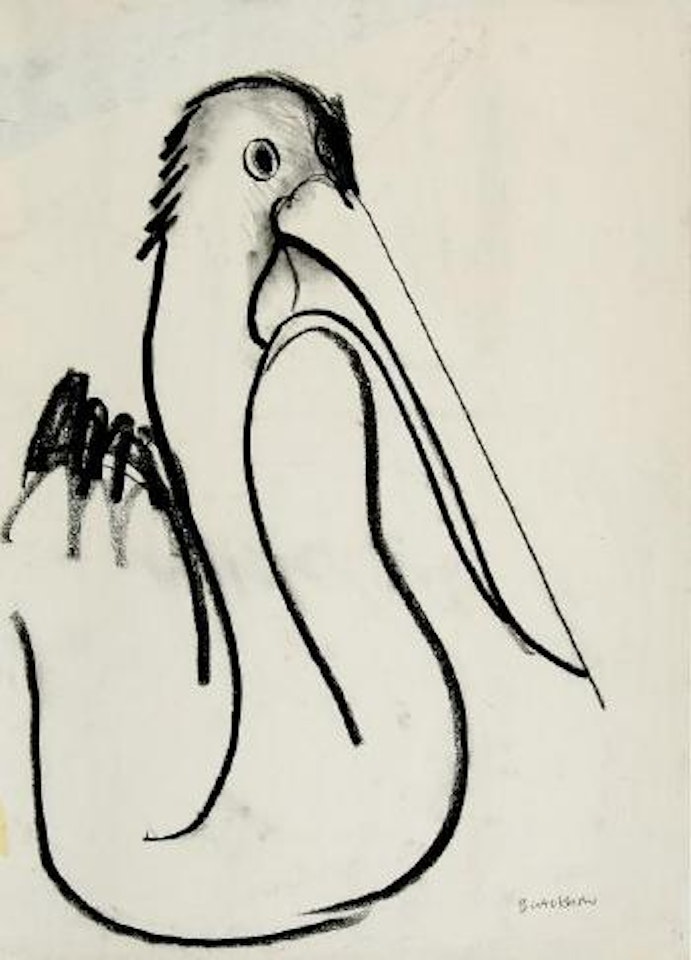 Pelican by Charles Blackman