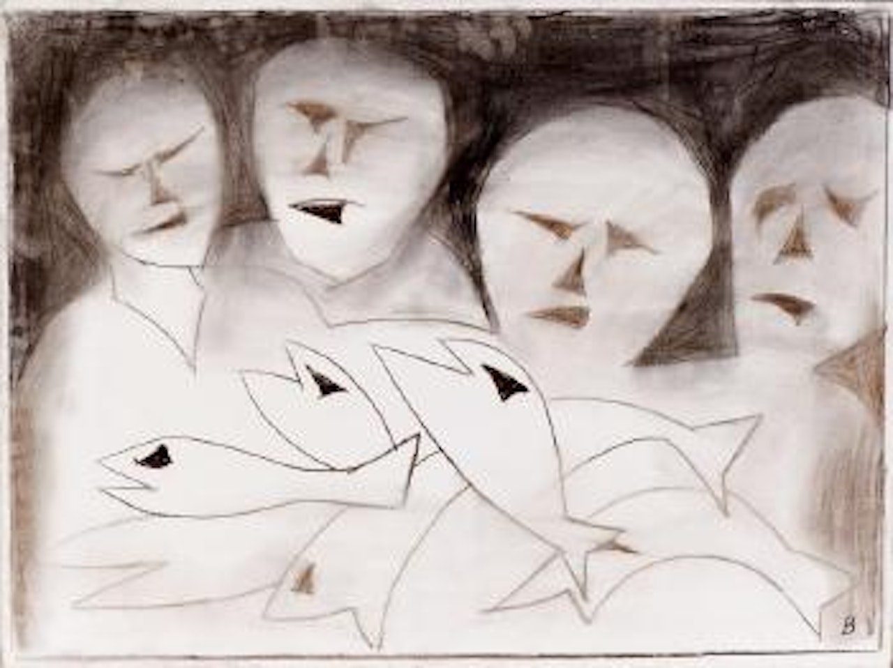 Figures by Charles Blackman