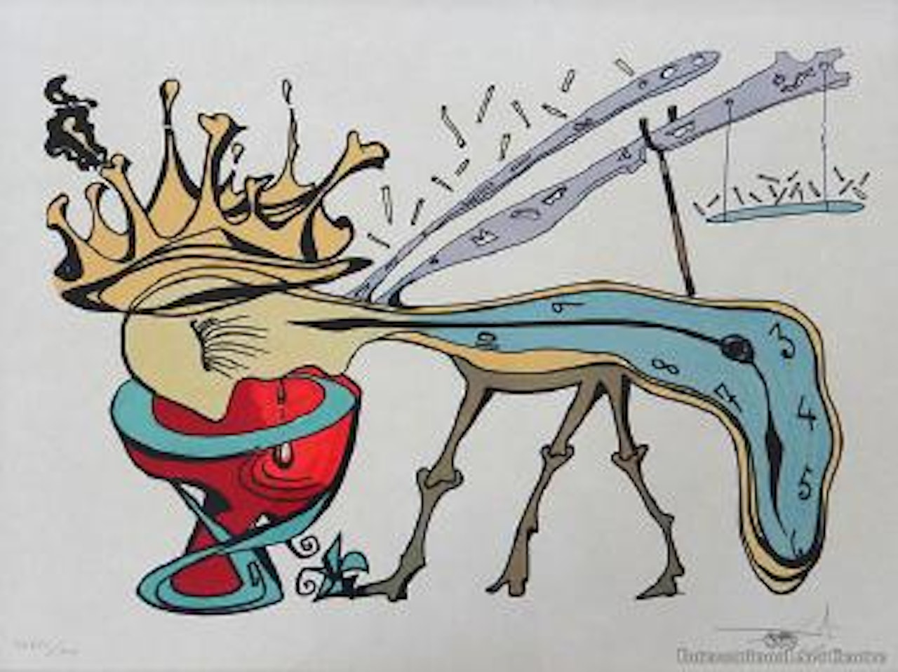 Rigetto della civiltà by Salvador Dali