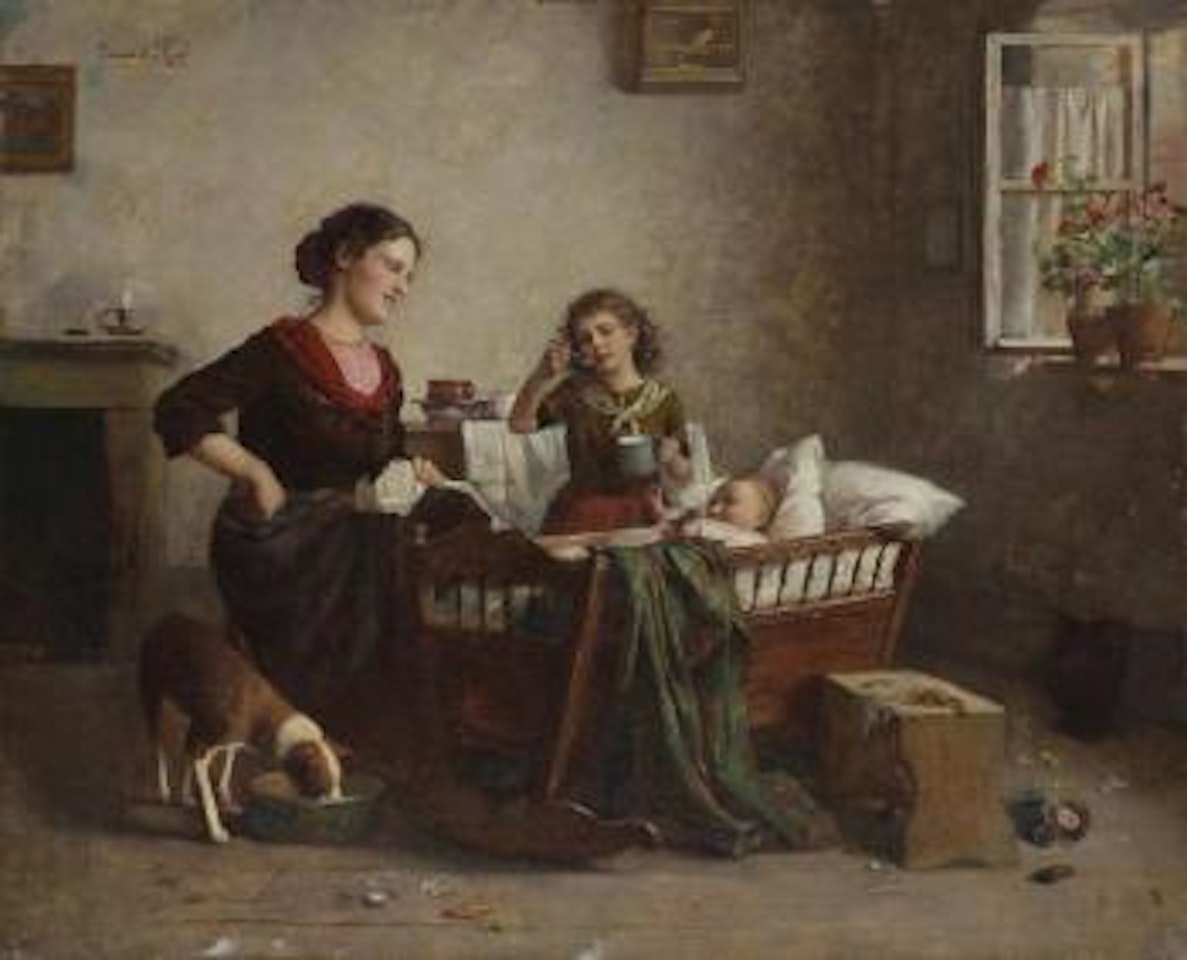 Scène de famille by Edmund Adler
