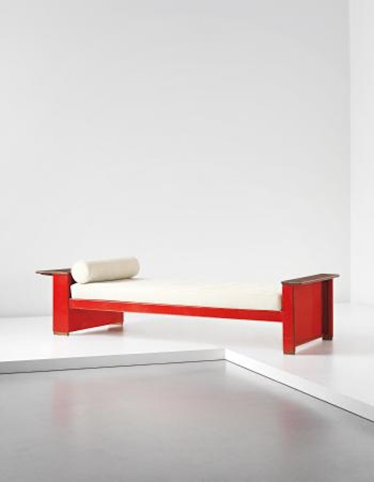 Rare 'Cité' bed by Jean Prouvé