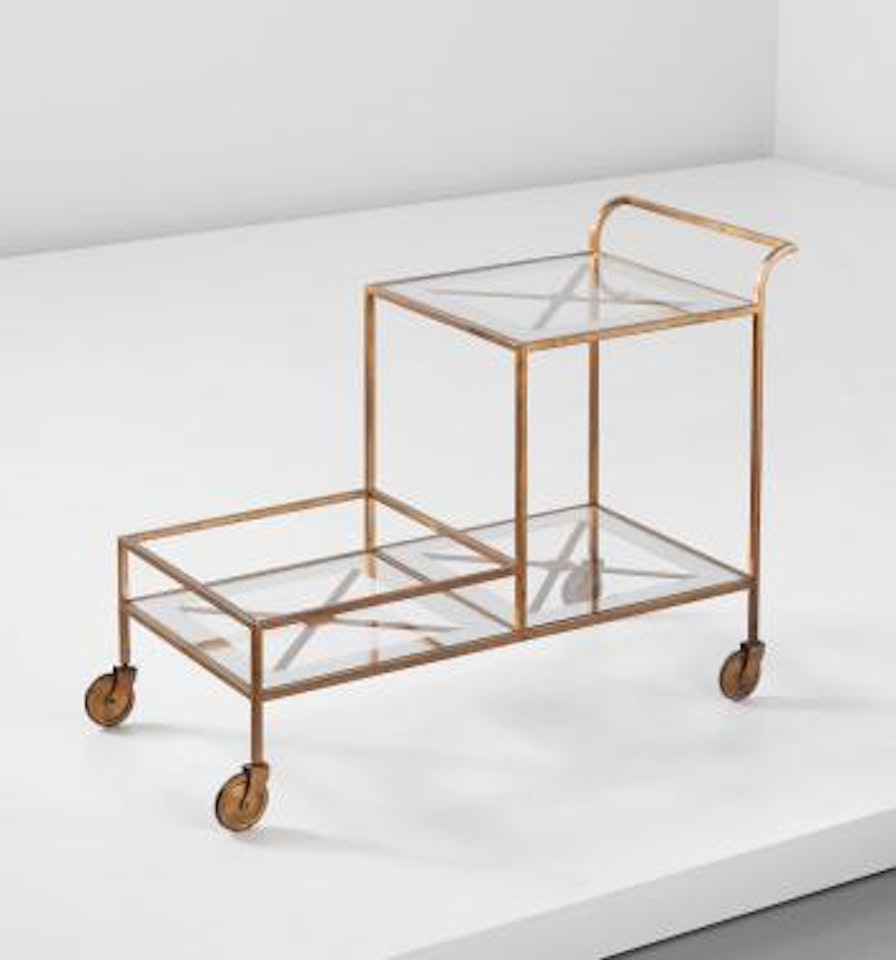 Serving trolley by Jean Royere