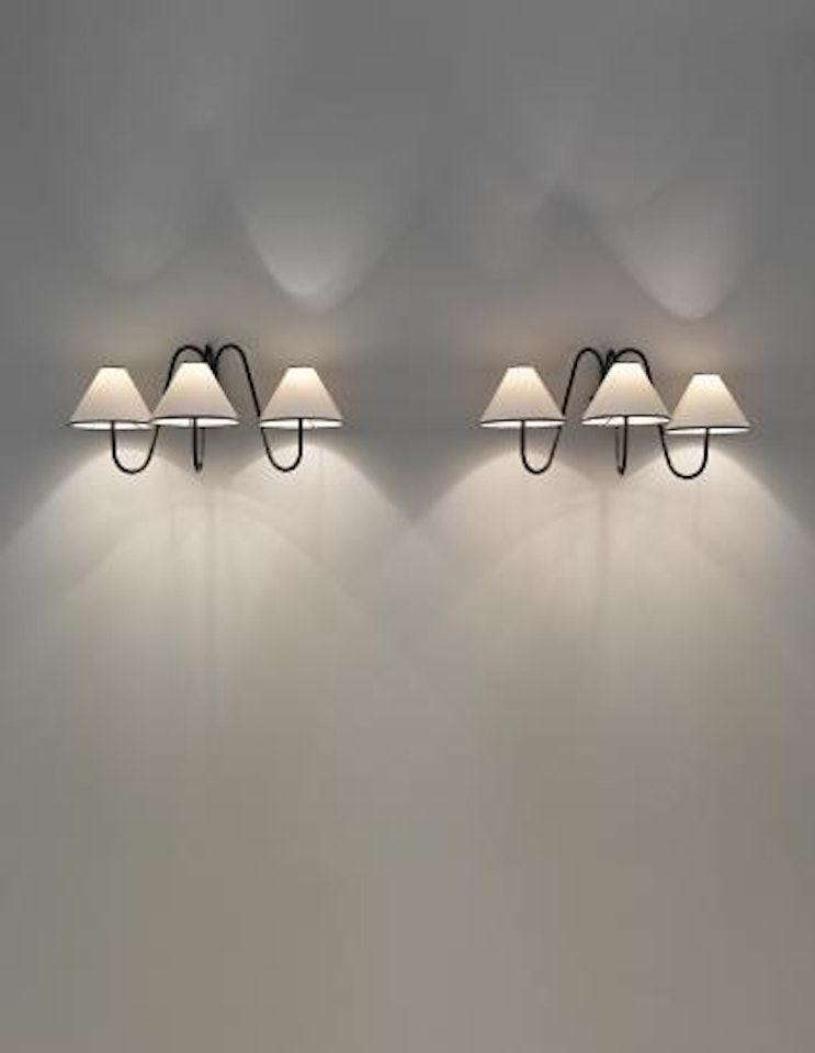 Three-armed Bouquet wall lights by Jean Royere