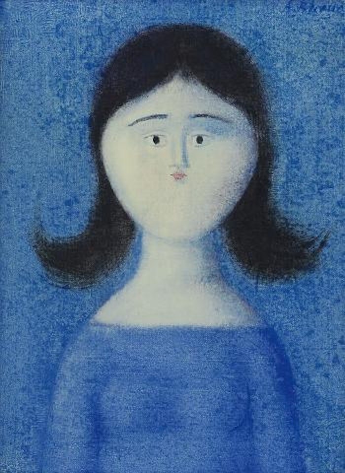 Ragazza in azzurro by Antonio Bueno