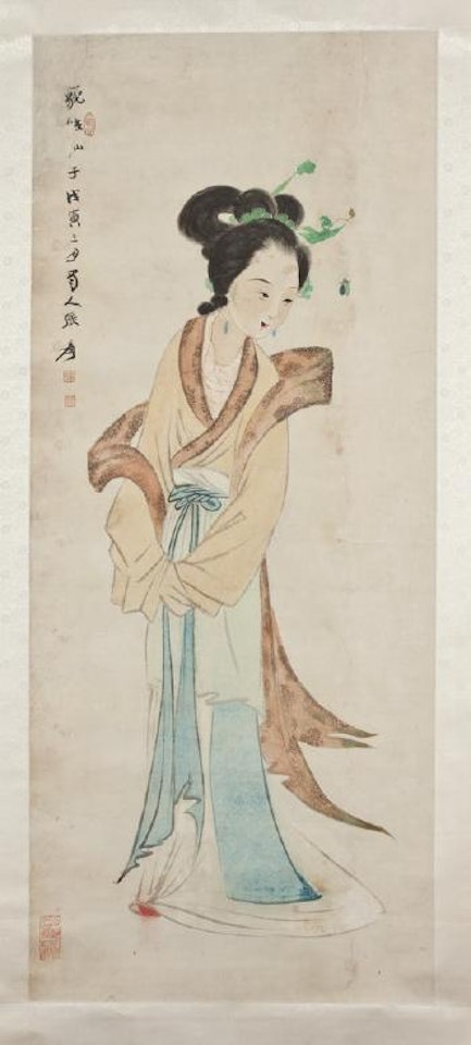 Miao gu xian zi by Zhang Daqian