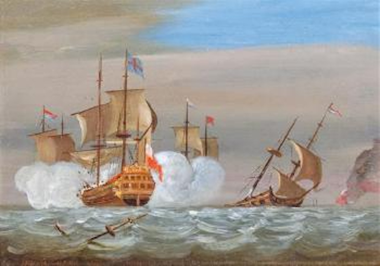 Battle at Sea by Francis Swaine
