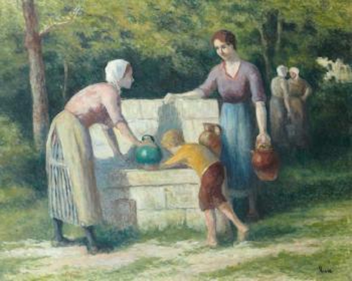 Femmes au puits by Maximilien Luce