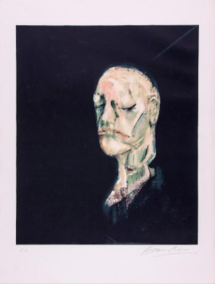 The Life Mask of William Blake (s.27) by Francis Bacon