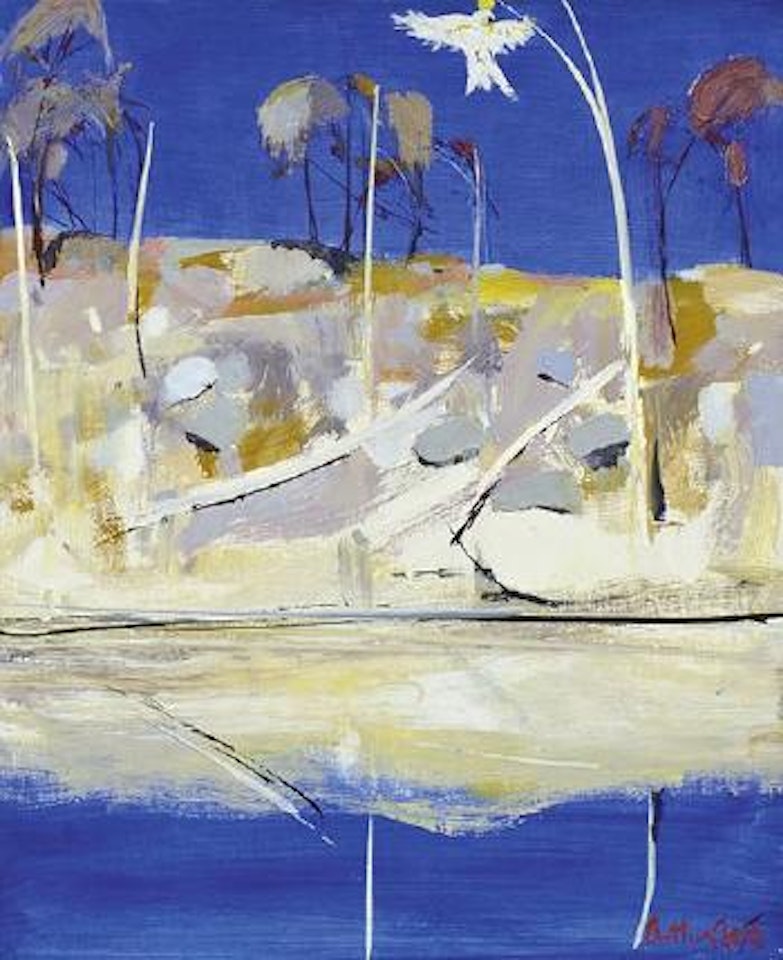 Bundanon Landscape with Cockatoo by Arthur Merric Bloomfield Boyd