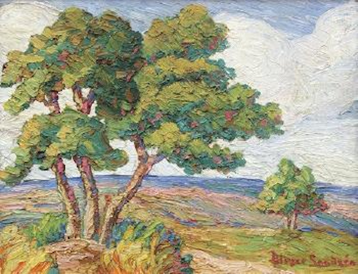Lindsburg, Kansas by Birger Sandzen