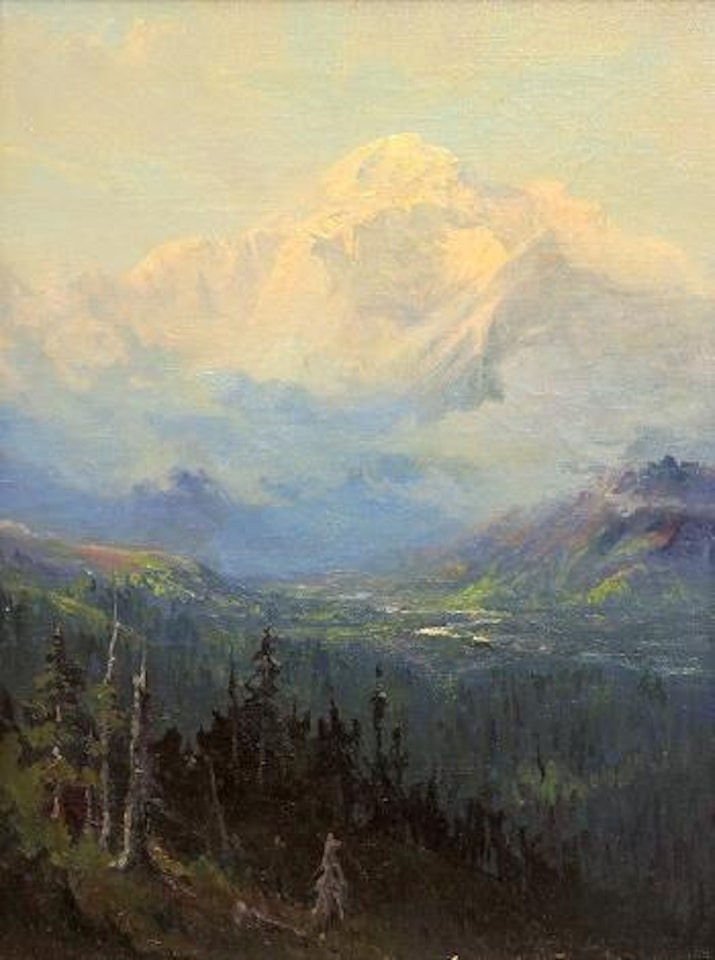 Mt. McKinley, Alaska, height 20,300 ft by Sydney Mortimer Laurence