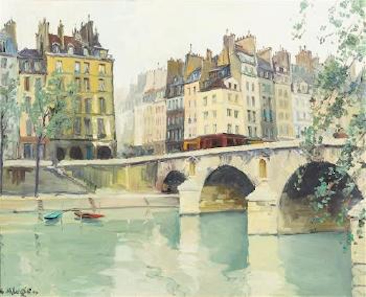Bridge Over the Seine by Constantin Kluge
