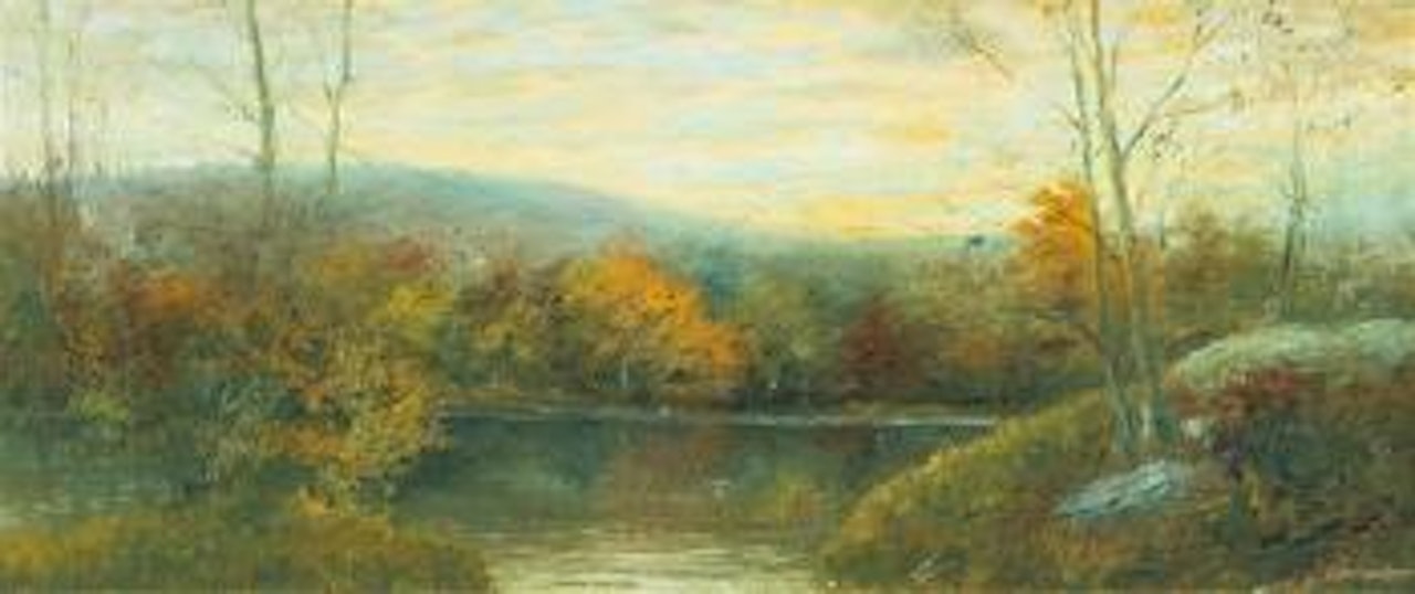 Landscape with Lake by Aldro Thompson Hibbard